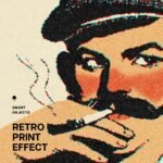 Retro Misprint Design Effect