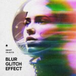 Blur Glitch Photo Effect