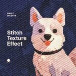Embroidery Stitch Texture Effect