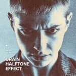 Grain Halftone Photo Effect