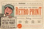 Retro Print Texture Effect - Image 2