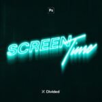 Screentime Monitor Text Effect